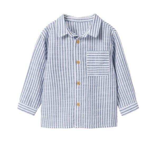 Zara Other - EUC boys striped shirt 12-18 mo
